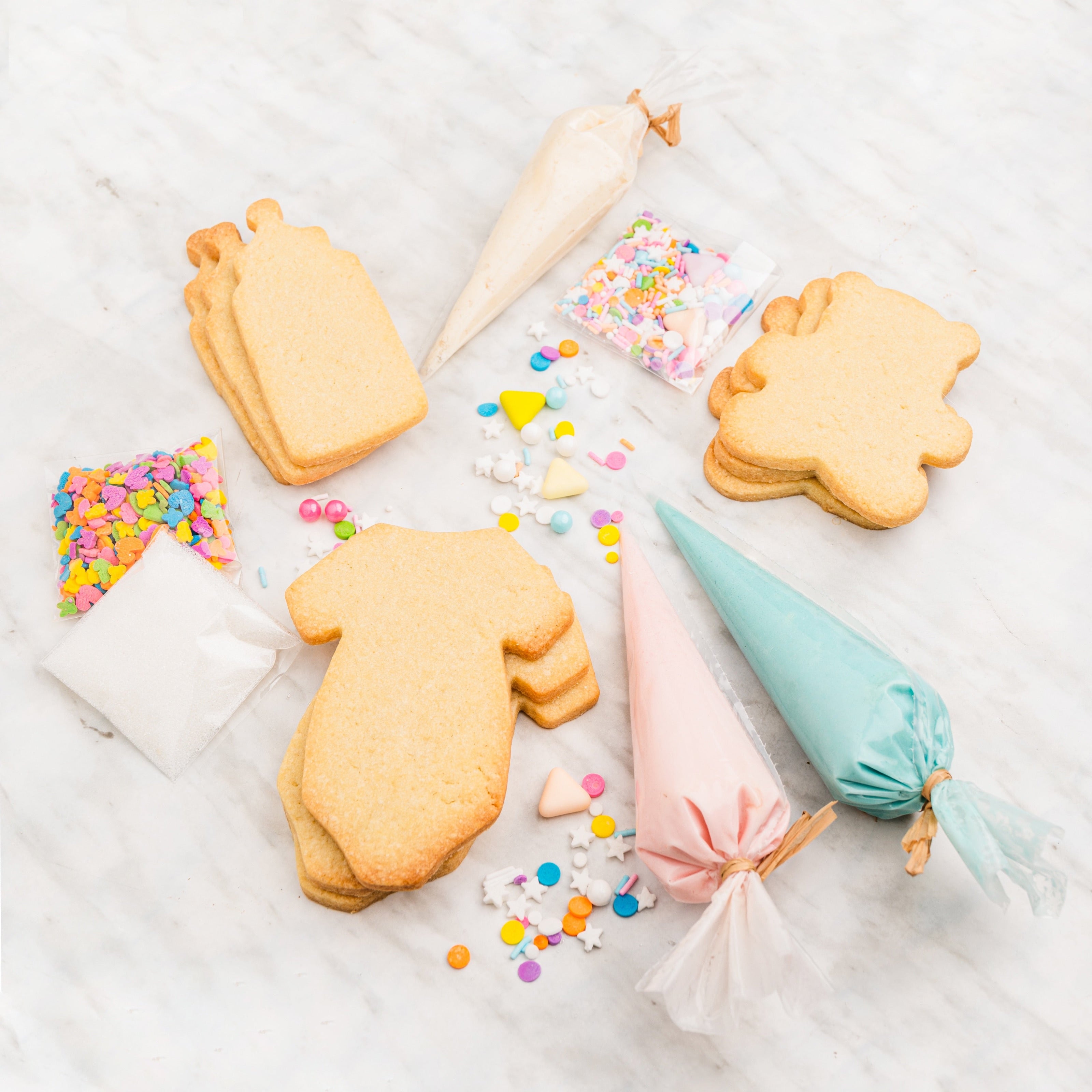 Baby shower cookies store diy