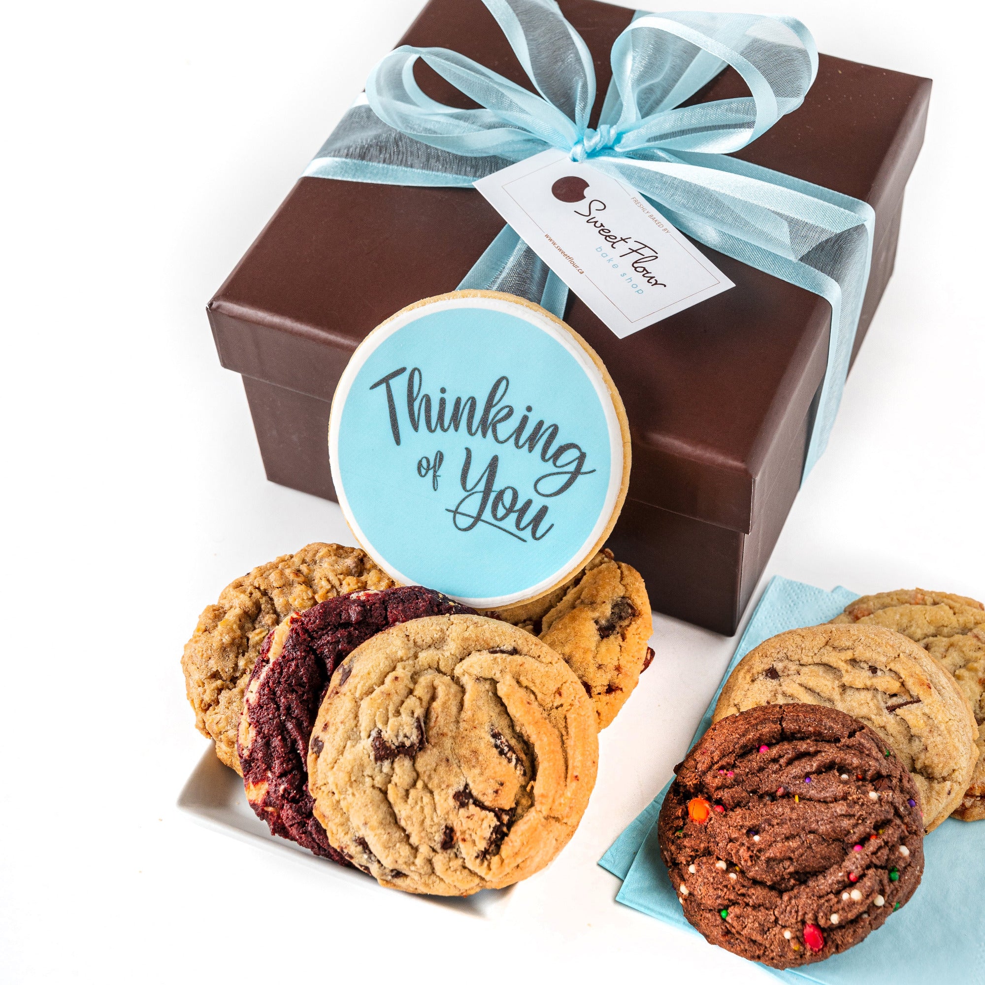 Thinking of You Gifts Gourmet Cookie Gift Boxes Sweet Flour Bake Shop