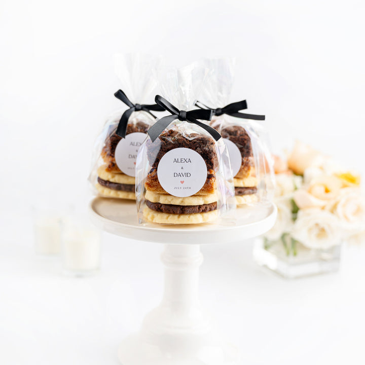 Wedding Party Favours - Bar & Shortbread Gift Bag