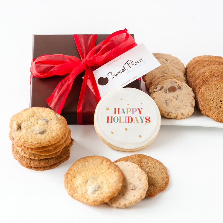 Happy Holidays Crispy Cookie Gift Box