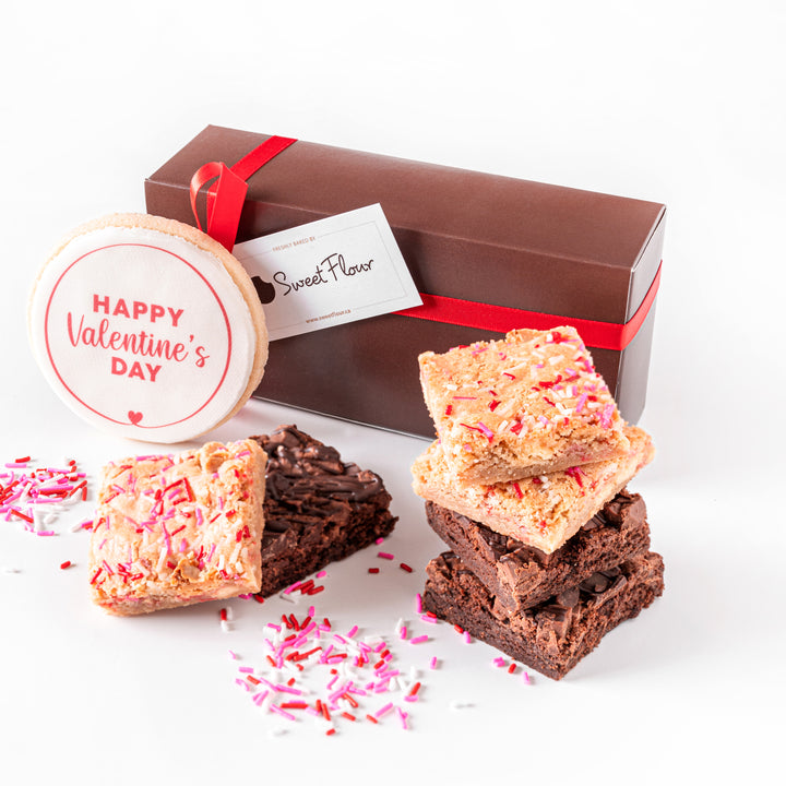 Valentine's Day Mini Brownie & Bar Gift Box