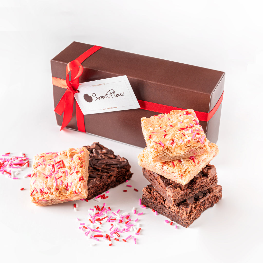 Valentine's Day Mini Brownie & Bar Gift Box